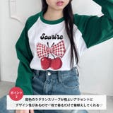 チェリーリボンラグランTシャツ | Outfitter lab | 詳細画像3 