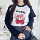チェリーリボンラグランTシャツ | Outfitter lab | 詳細画像5 