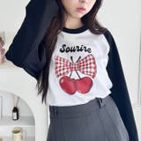 チェリーリボンラグランTシャツ | Outfitter lab | 詳細画像6 