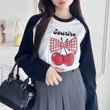 チェリーリボンラグランTシャツ | Outfitter lab | 詳細画像7 