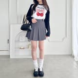 チェリーリボンラグランTシャツ | Outfitter lab | 詳細画像9 