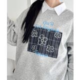 グレー | チェックロゴプルオーバー | Outfitter lab