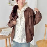 小花柄フーディートップス | Outfitter lab | 詳細画像13