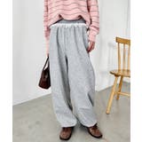 グレー | ウエストチュールレーススウェットパンツ | Outfitter lab