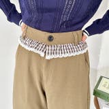 ウエストチェックフリルパンツ | Outfitter lab | 詳細画像8 