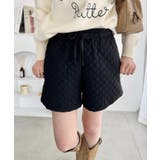 ブラック | キルティングショートパンツ | Outfitter lab