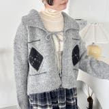 アーガイルリボンニットカーディガン | Outfitter lab | 詳細画像12 