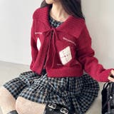 アーガイルリボンニットカーディガン | Outfitter lab | 詳細画像23 
