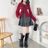 アーガイルリボンニットカーディガン | Outfitter lab | 詳細画像24 