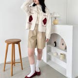アーガイルリボンニットカーディガン | Outfitter lab | 詳細画像9 