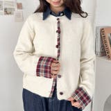 ネルチェックドッキングニットカーディガン | Outfitter lab | 詳細画像10 
