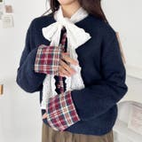 ネルチェックドッキングニットカーディガン | Outfitter lab | 詳細画像5 