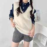 ケーブルニットホットパンツ | Outfitter lab | 詳細画像22 