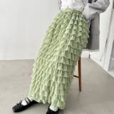 ドットフリフリボリュームロングスカート | Outfitter lab | 詳細画像13 