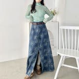 ギンガムチェックシアーハイネックトップス | Outfitter lab | 詳細画像16