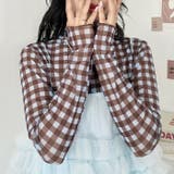 チェックシアーハイネックトップス | Outfitter lab | 詳細画像29 