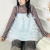 チェックシアーハイネックトップス | Outfitter lab | 詳細画像30 
