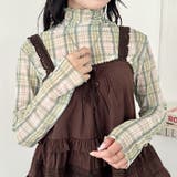 チェックシアーハイネックトップス | Outfitter lab | 詳細画像37 