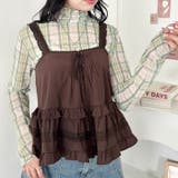 チェックシアーハイネックトップス | Outfitter lab | 詳細画像38 