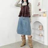 チェックシアーハイネックトップス | Outfitter lab | 詳細画像40 