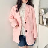 ギンガムチェックテーラードジャケット | Outfitter lab | 詳細画像12