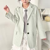 ギンガムチェックテーラードジャケット | Outfitter lab | 詳細画像5