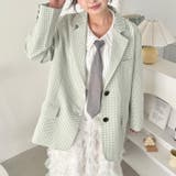 ギンガムチェックテーラードジャケット | Outfitter lab | 詳細画像7