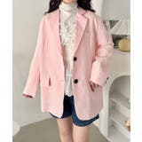 ピンク | ギンガムチェックテーラードジャケット | Outfitter lab