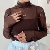 パイピングシアーハイネックトップス | Outfitter lab | 詳細画像25 