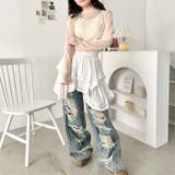 パイピングシアーハイネックトップス | Outfitter lab | 詳細画像9 