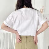 チェックボックスロゴプリント半袖Tシャツ | Outfitter lab | 詳細画像12