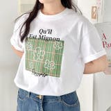 チェックボックスロゴプリント半袖Tシャツ | Outfitter lab | 詳細画像16