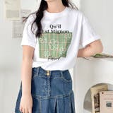 チェックボックスロゴプリント半袖Tシャツ | Outfitter lab | 詳細画像17