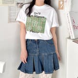 チェックボックスロゴプリント半袖Tシャツ | Outfitter lab | 詳細画像18