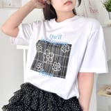チェックボックスロゴプリント半袖Tシャツ | Outfitter lab | 詳細画像6
