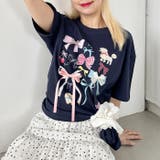 ファンシーリボンプリント半袖Tシャツ | Outfitter lab | 詳細画像19