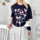 ファンシーリボンプリント半袖Tシャツ | Outfitter lab | 詳細画像20