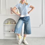 パステルチェック半袖ブラウス | Outfitter lab | 詳細画像9