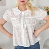 エアリーフラワー半袖ブラウス | Outfitter lab | 詳細画像10