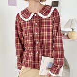 ピンタックレース丸襟長袖シャツ | Outfitter lab | 詳細画像21 