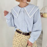 プリュムレースカラーブラウス | Outfitter lab | 詳細画像12 