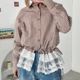 レースヘムチェックシャツ | Outfitter lab | 詳細画像13 