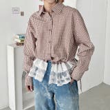 レースヘムチェックシャツ | Outfitter lab | 詳細画像14 
