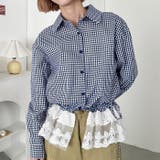 レースヘムチェックシャツ | Outfitter lab | 詳細画像5 
