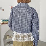 レースヘムチェックシャツ | Outfitter lab | 詳細画像7 