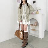 レースフリルオーバーチェックシャツ | Outfitter lab | 詳細画像19 