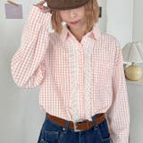 レースフリルオーバーチェックシャツ | Outfitter lab | 詳細画像20 