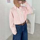 レースフリルオーバーチェックシャツ | Outfitter lab | 詳細画像24 