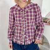 ロマンティックフリルチェックシャツ | Outfitter lab | 詳細画像10 