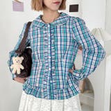 ロマンティックフリルチェックシャツ | Outfitter lab | 詳細画像6 
